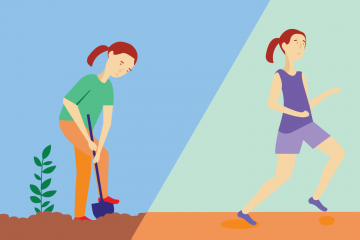 Différence entre exercice et activité physique à domicile