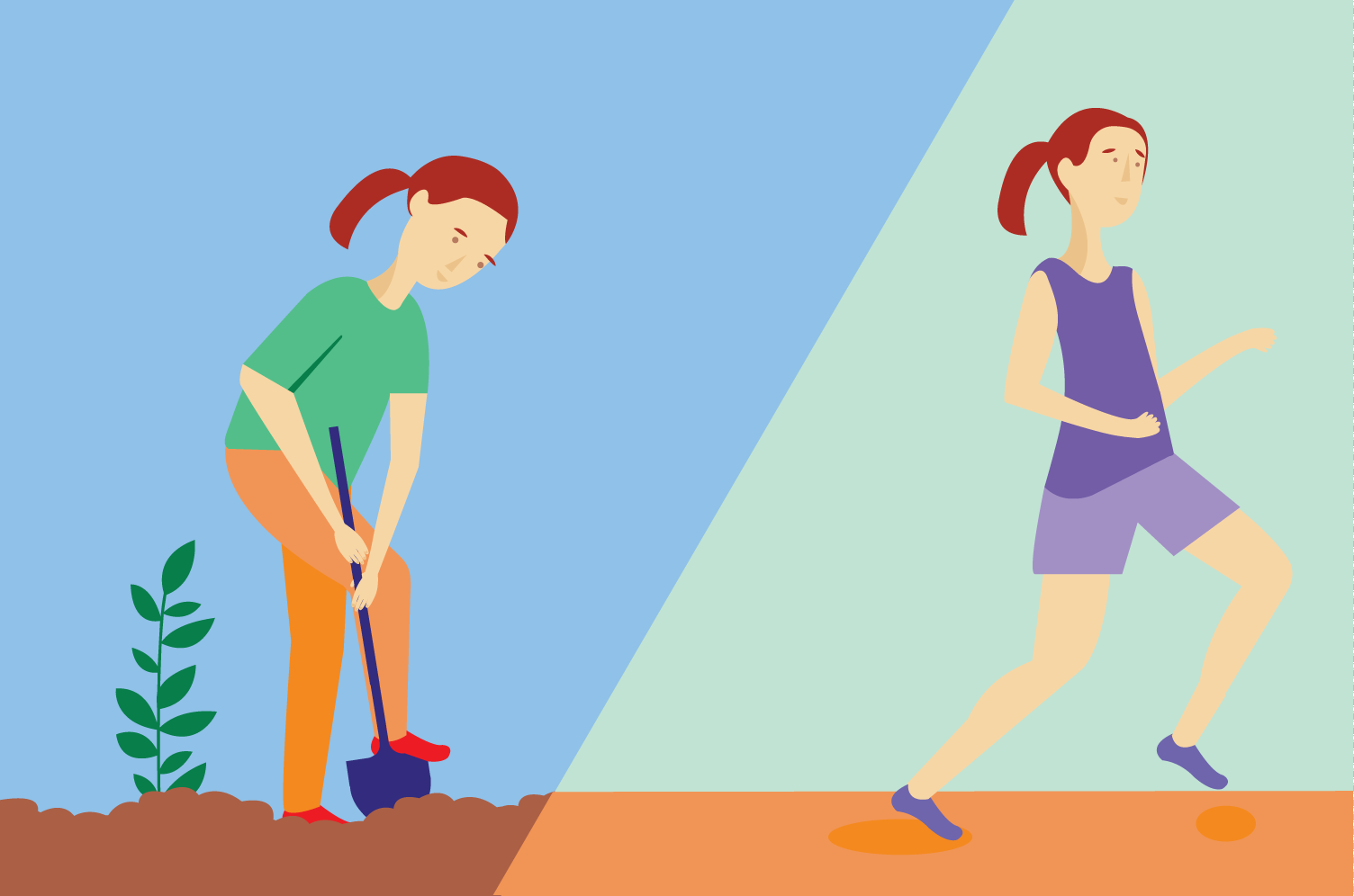 Différence entre exercice et activité physique à domicile